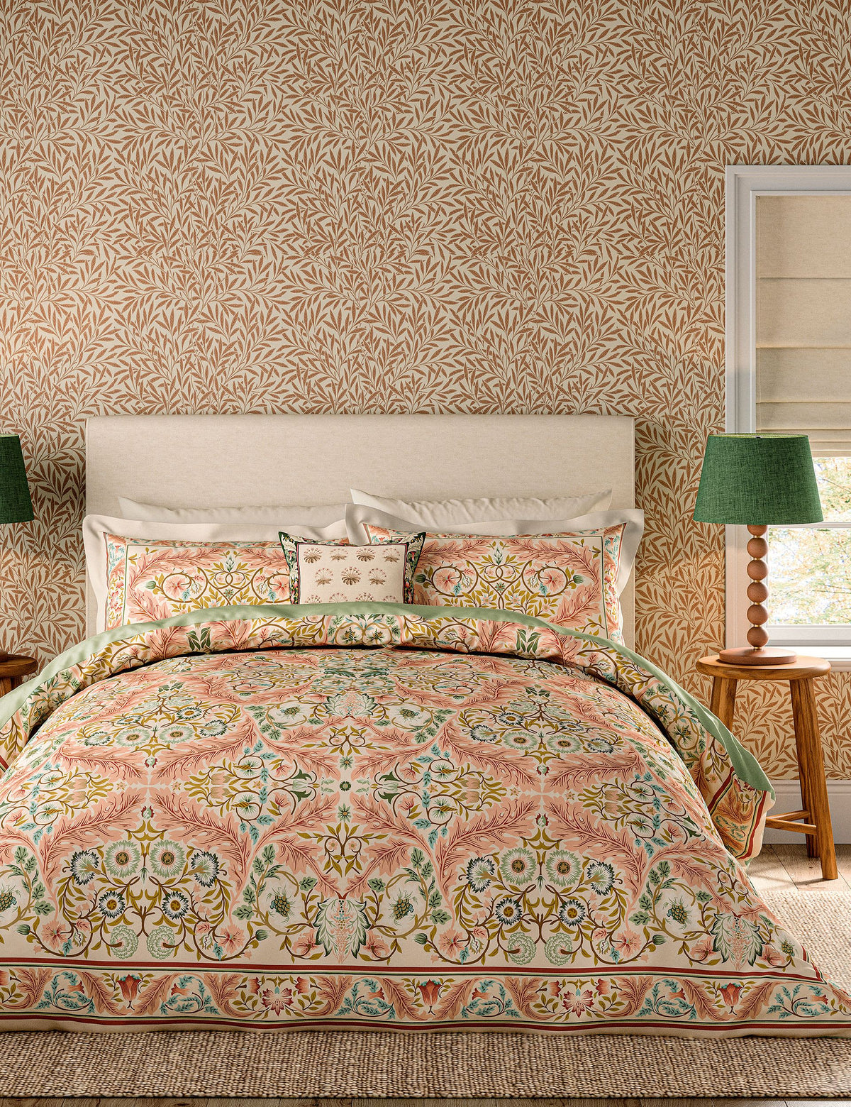 Morris & Co Earthly Paradise bedding set pure cotton (British brand)