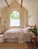 Piglet in Bed linen stripe duvet cover, imported from the UK