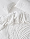 Piglet In Bed linen rich duvet cover in natural blend, UK version