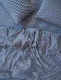 Piglet In Bed Washed Cotton Gingham Duvet Cover