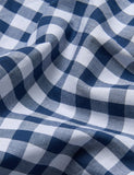 Piglet In Bed gingham washed cotton duvet cover (British brand)