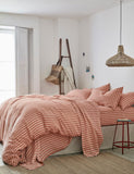 Piglet In Bed Pure Linen Pembroke Stripe Duvet Cover