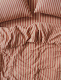 Piglet in Bed Pembroke Stripe duvet cover (British brand)
