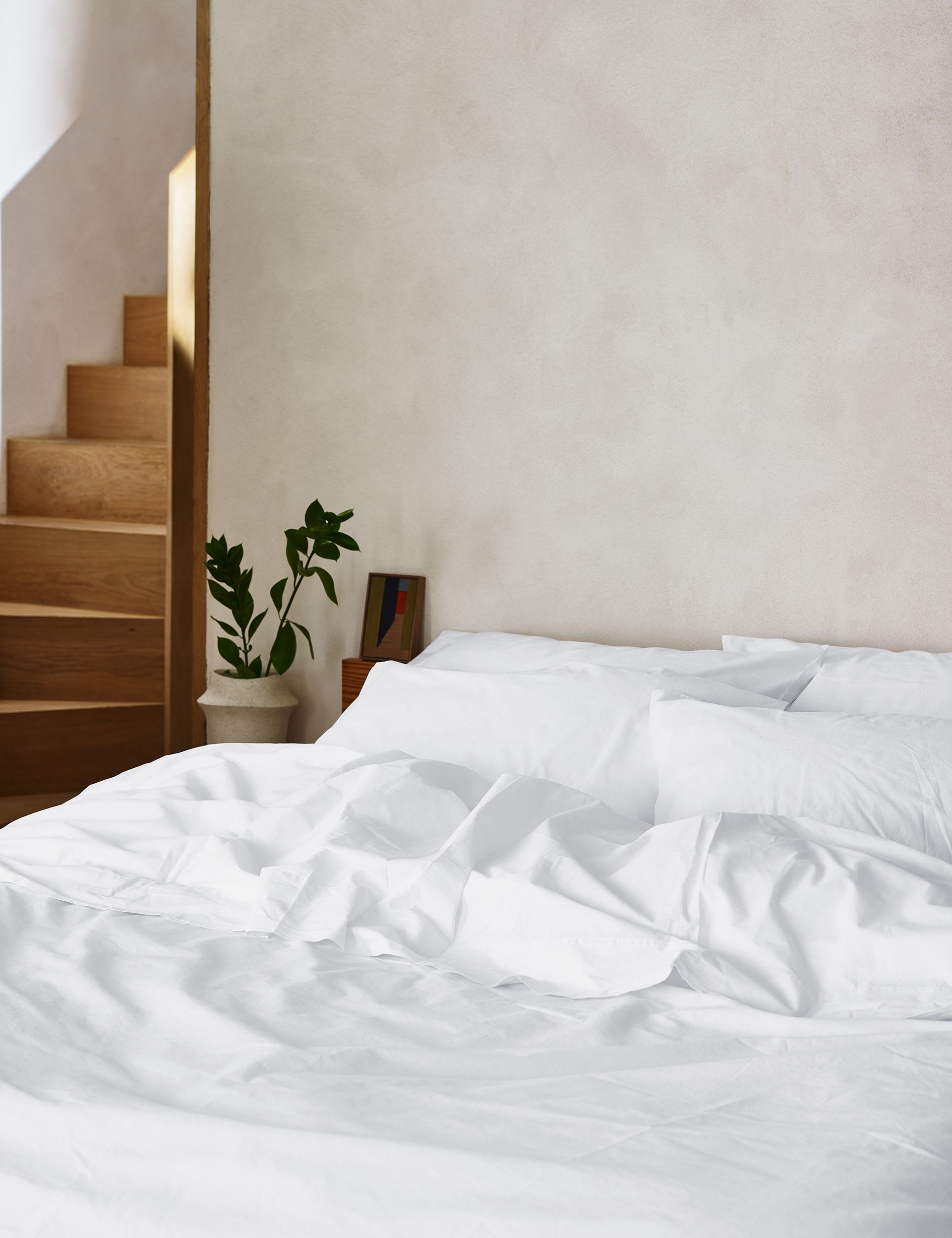 Piglet in Bed washed cotton percale duvet cover - British product