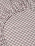 Piglet In Bed Linen Rich Gingham Fitted Sheet