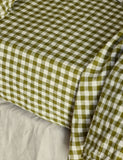 Piglet in Bed linen rich gingham fitted sheet, imported from the UK