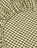 Piglet In Bed Linen Rich Gingham Fitted Sheet