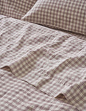 Piglet In Bed Linen Rich Gingham Flat Sheet