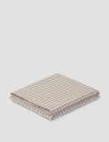Piglet in Bed pure linen gingham flat sheet, UK version