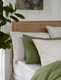 Piglet in Bed Spring Sprig fitted sheet - British product
