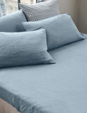 Piglet In Bed Pure Linen Fitted Sheet