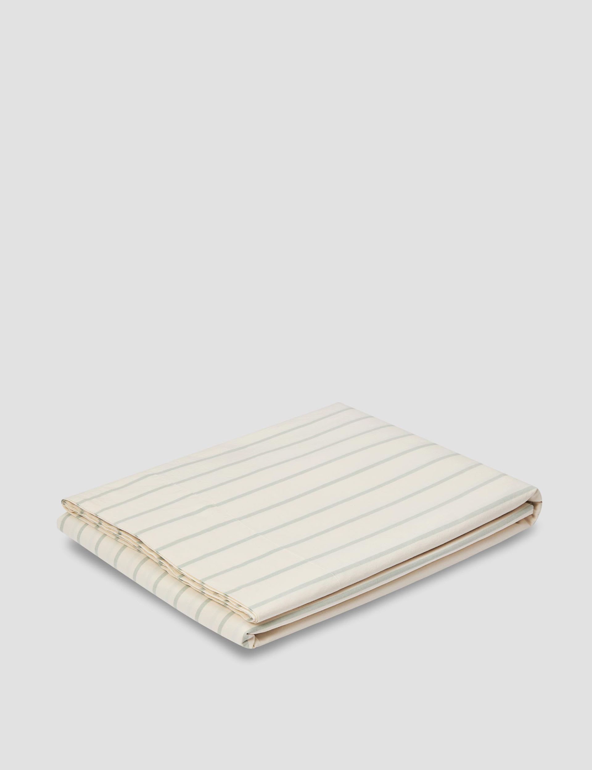 Piglet in Bed striped flat sheet (British brand)