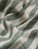 Piglet in Bed linen rich Pembroke stripe fitted sheet, UK version