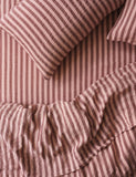Piglet In Bed Pure Linen Pembroke Stripe Fitted Sheet