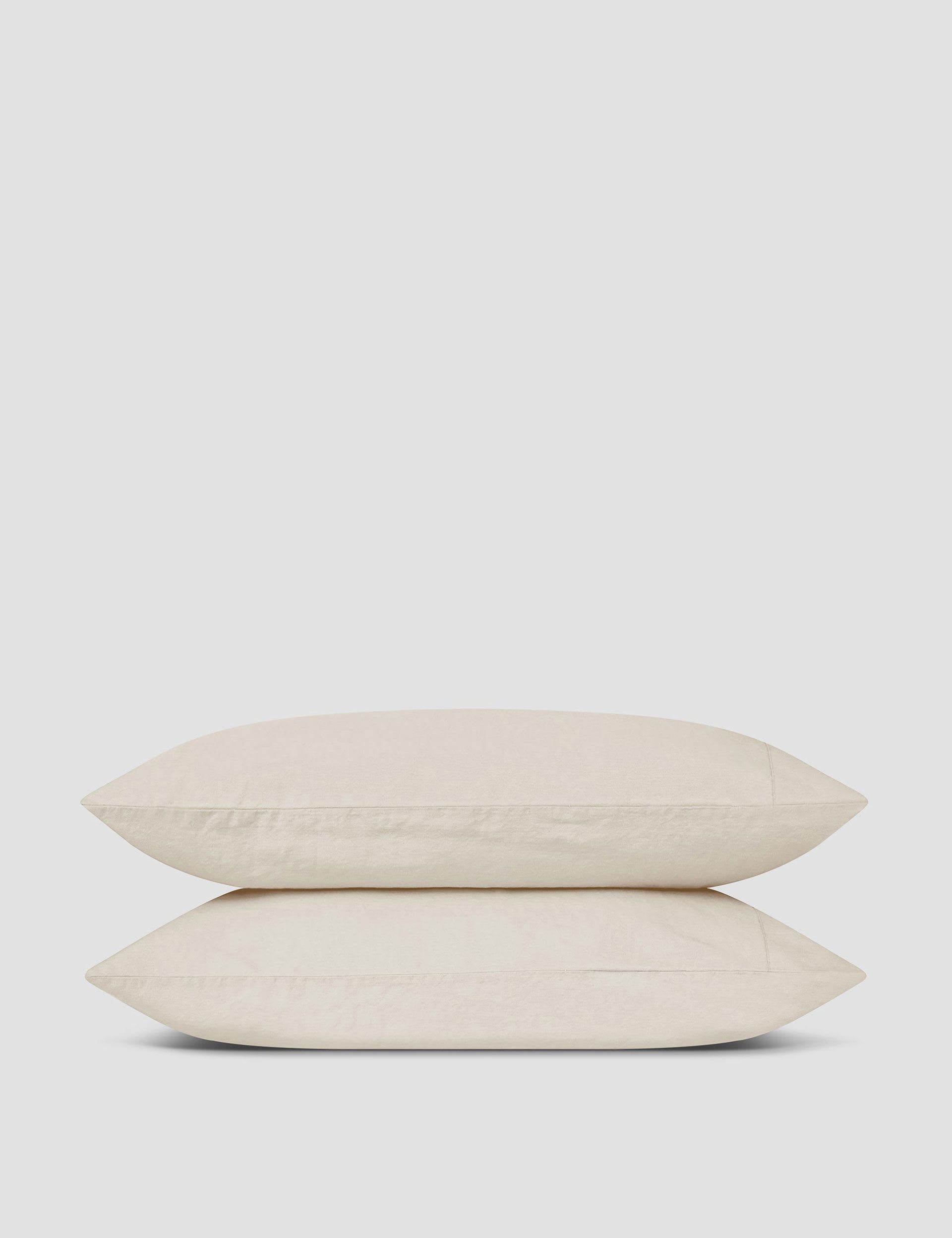 Piglet In Bed pure linen pillowcase set Oatmeal standard (British brand)