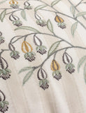 Sanderson embroidered Chinese lanterns scatter cushion (British brand)