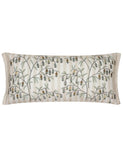 Sanderson embroidered Chinese lanterns scatter cushion (British brand)