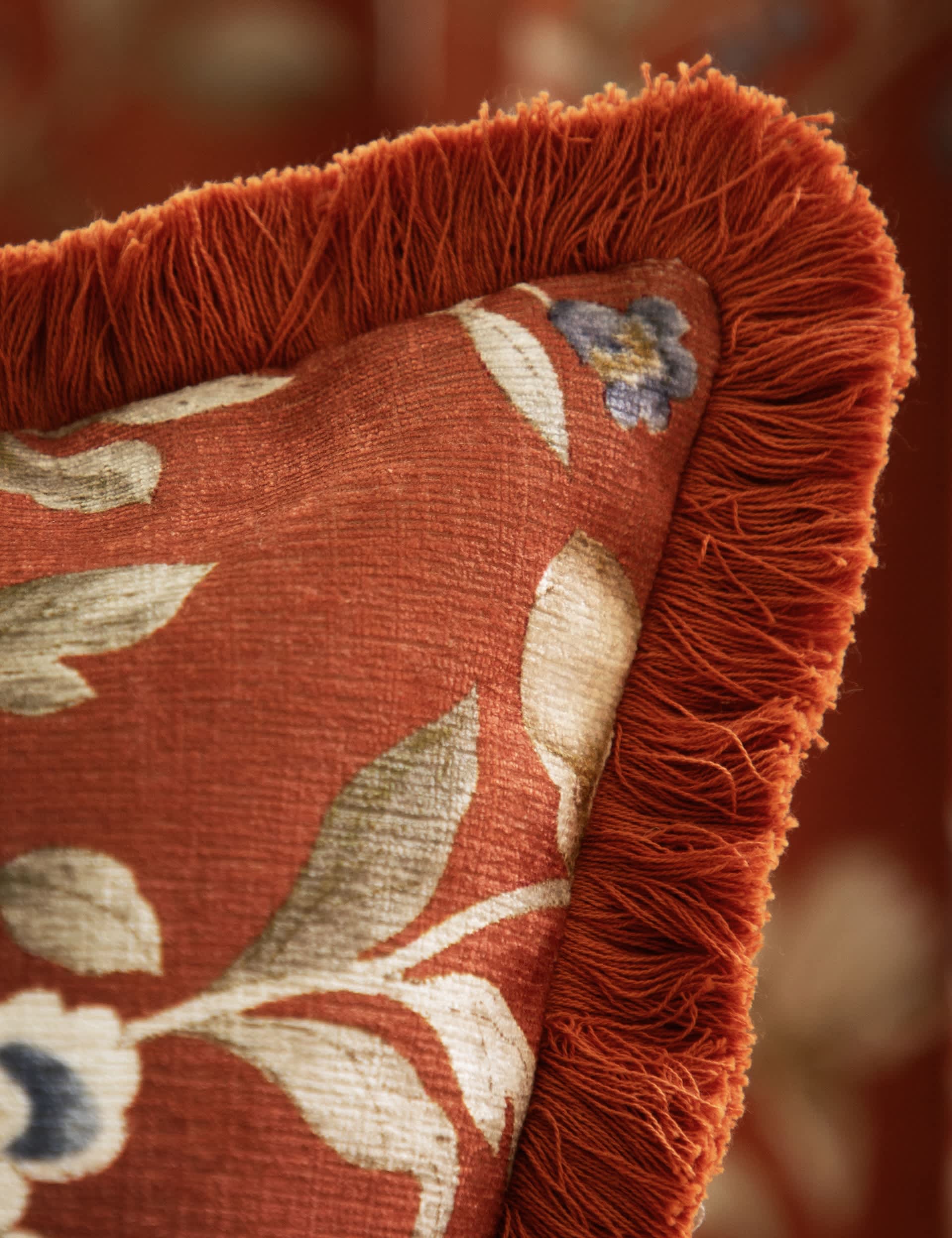 Sanderson Chenille Porcelain cushion 50cm - British product