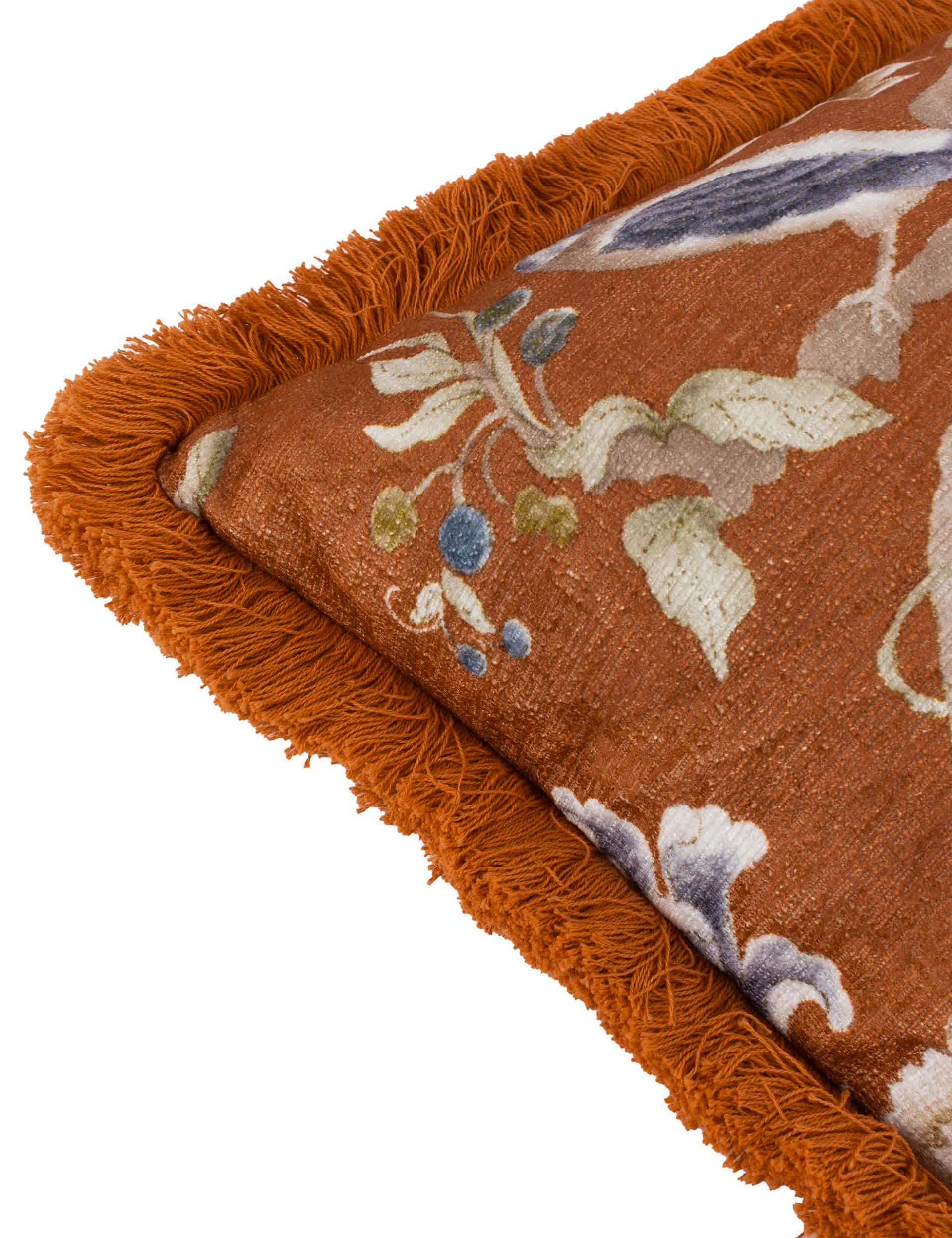 Sanderson Chenille Porcelain cushion 50cm - British product