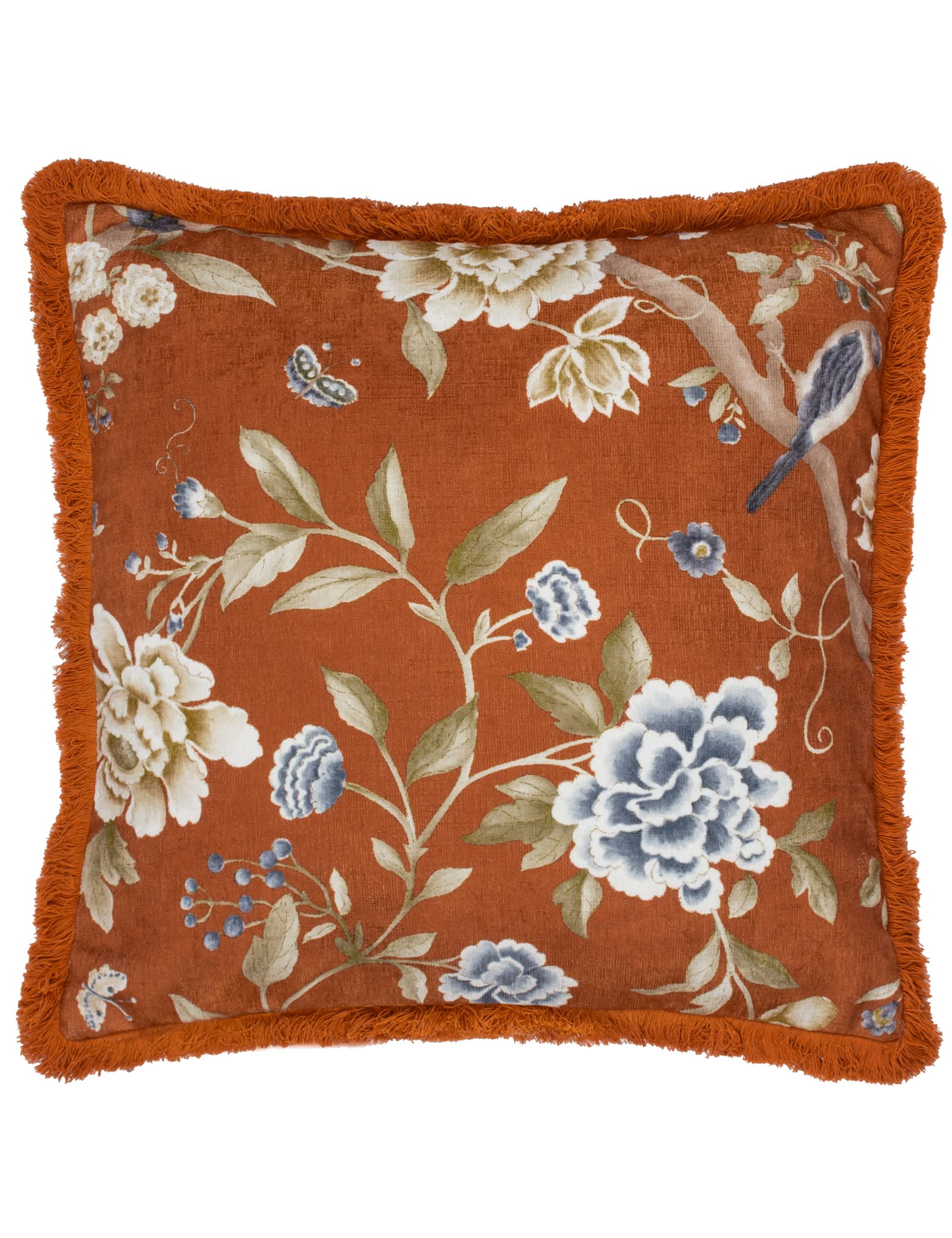 Sanderson Chenille Porcelain cushion 50cm - British product