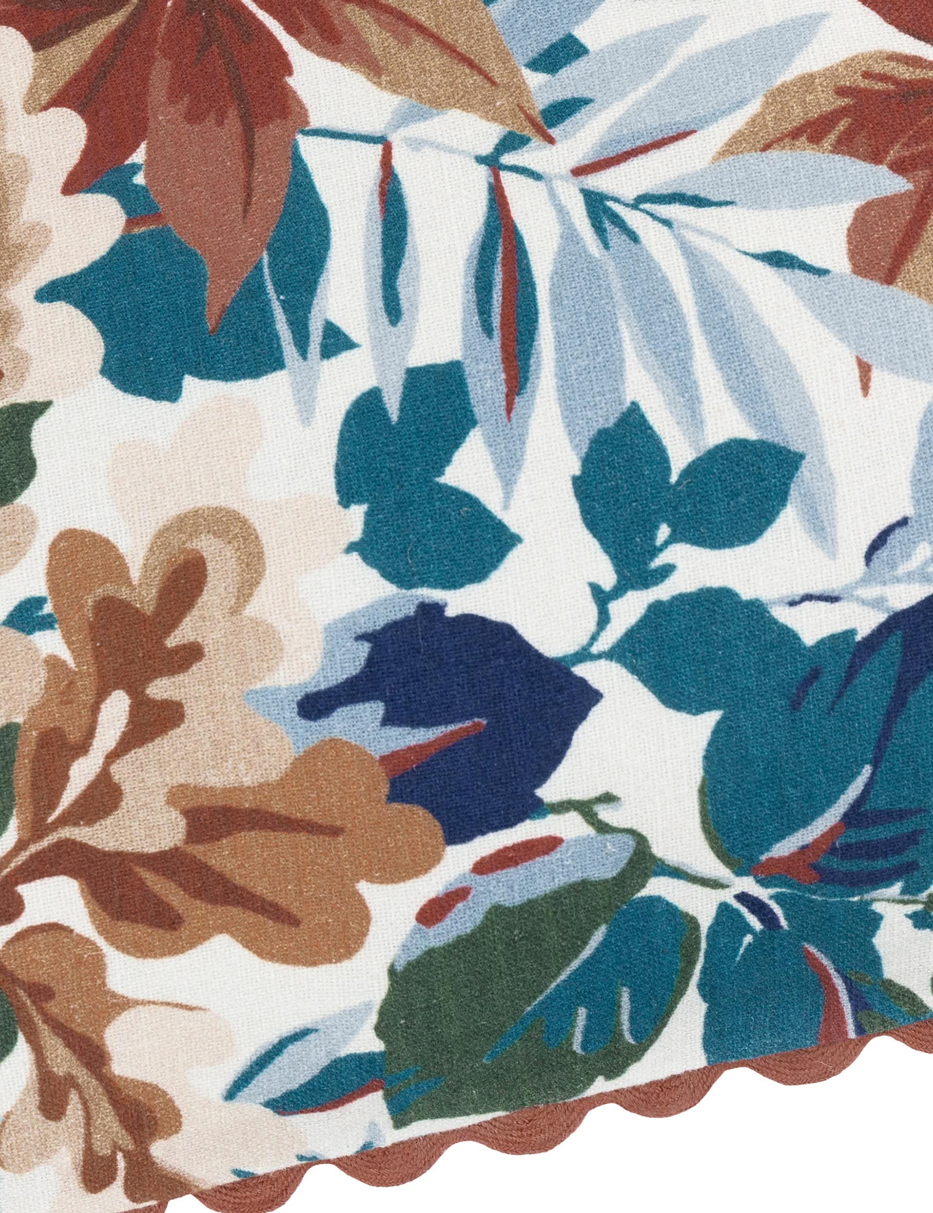 Sanderson leaf print cushion 50x50 cm, imported from the UK