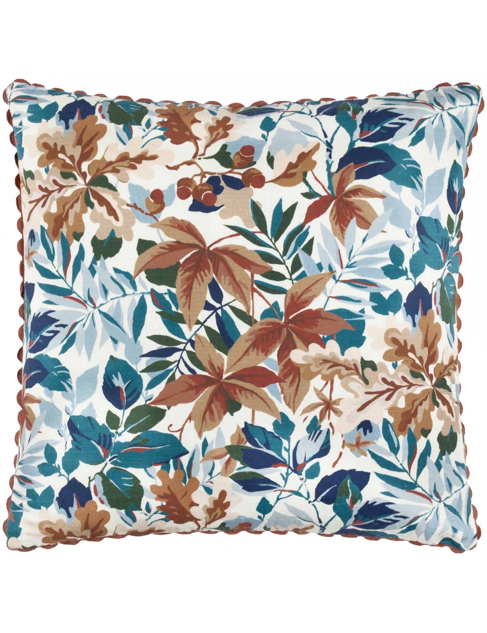 Sanderson leaf print cushion 50x50 cm, imported from the UK