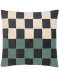 MADE bouclé checkerboard cushion 50cm, UK version
