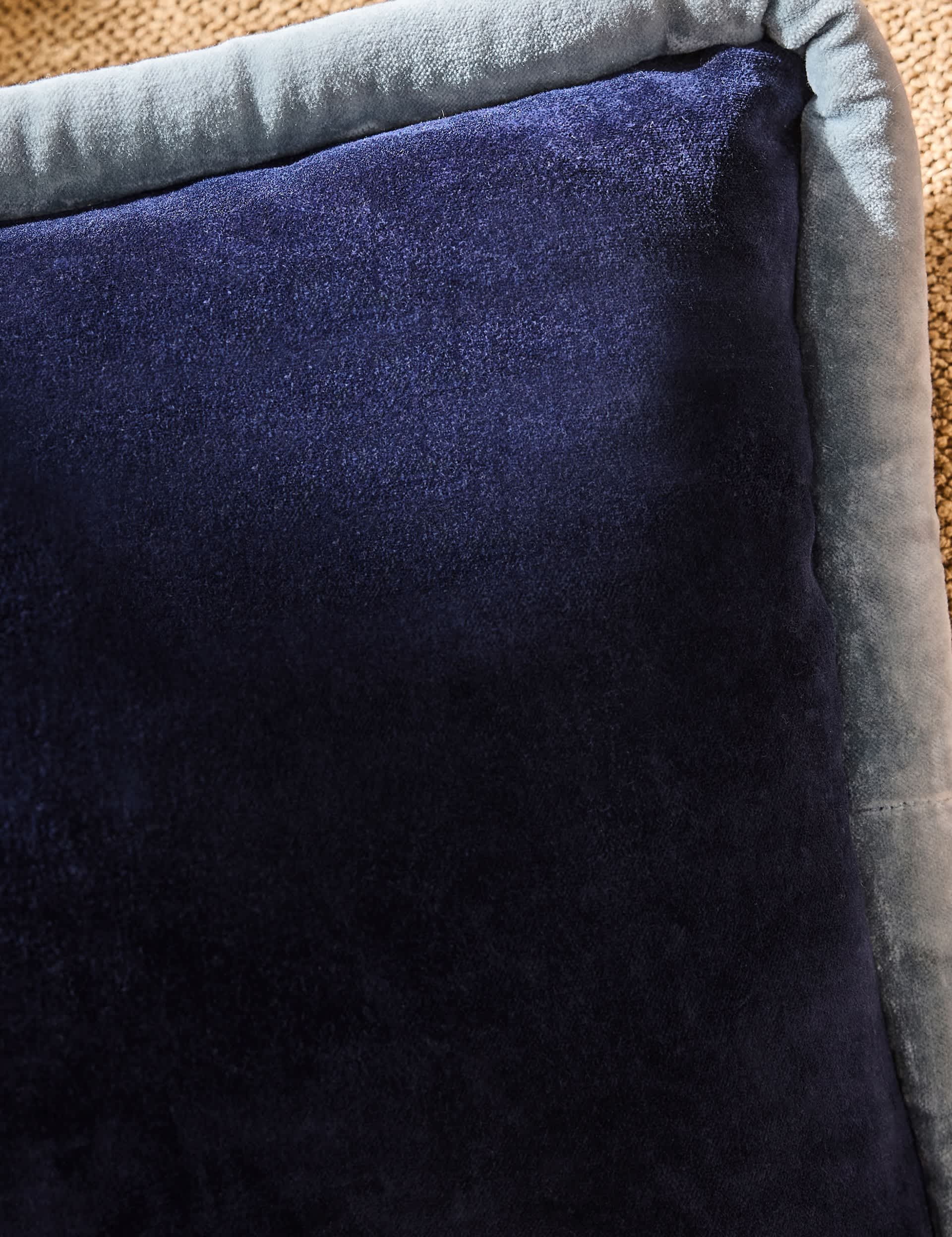 MADE Velvet Huxley cushion 30x50cm, imported from the UK