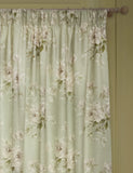 Sanderson Adele chenille pencil pleat curtains, imported from the UK