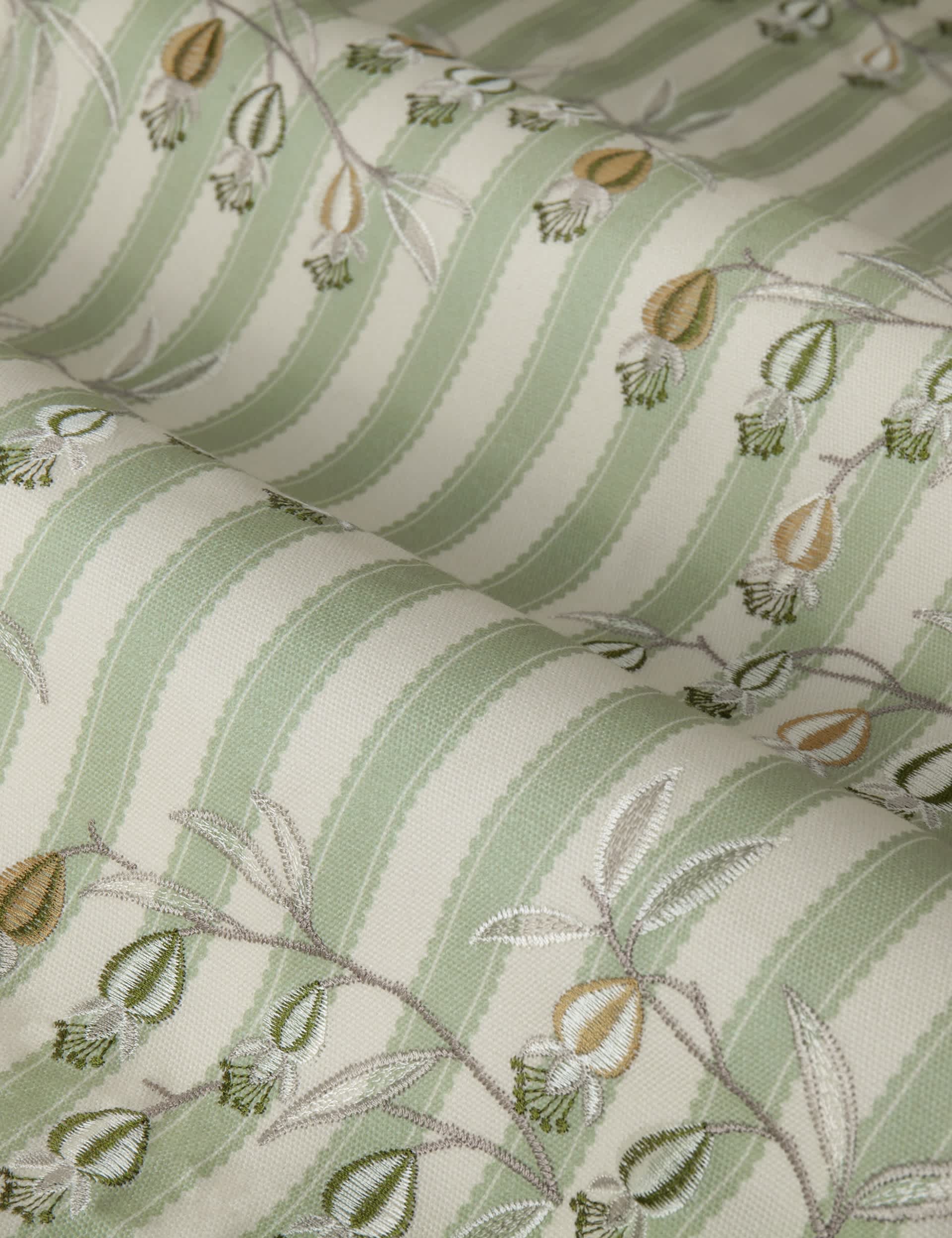 Sanderson Chinese Lanterns Pencil Pleat Curtains