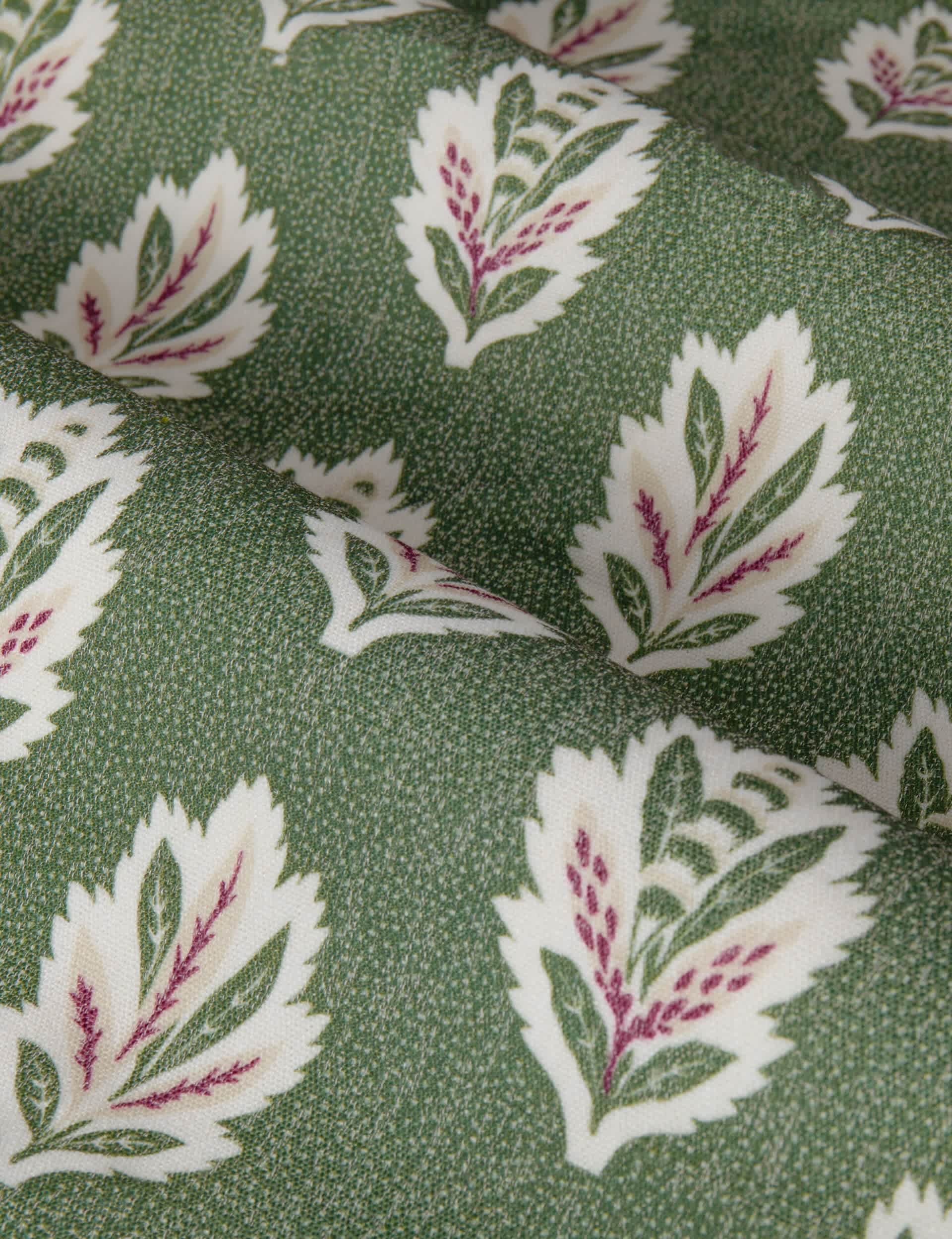 Sanderson Sessile Leaf Pencil Pleat Curtains