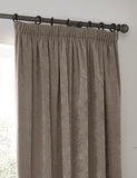 Yard chenille velvet pencil pleat curtains (British brand)