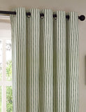 Yard Hebden Pure Cotton Striped Eyelet Curtains