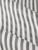 Yard Hebden pure cotton striped eyelet curtains, imported from the UK