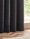 Yard chenille velvet eyelet curtains (British brand)