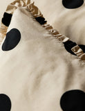Rockett St George Dot Noir ruffled bedding set - British product