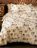 Rockett St George palm party pure cotton muslin duvet set - British product