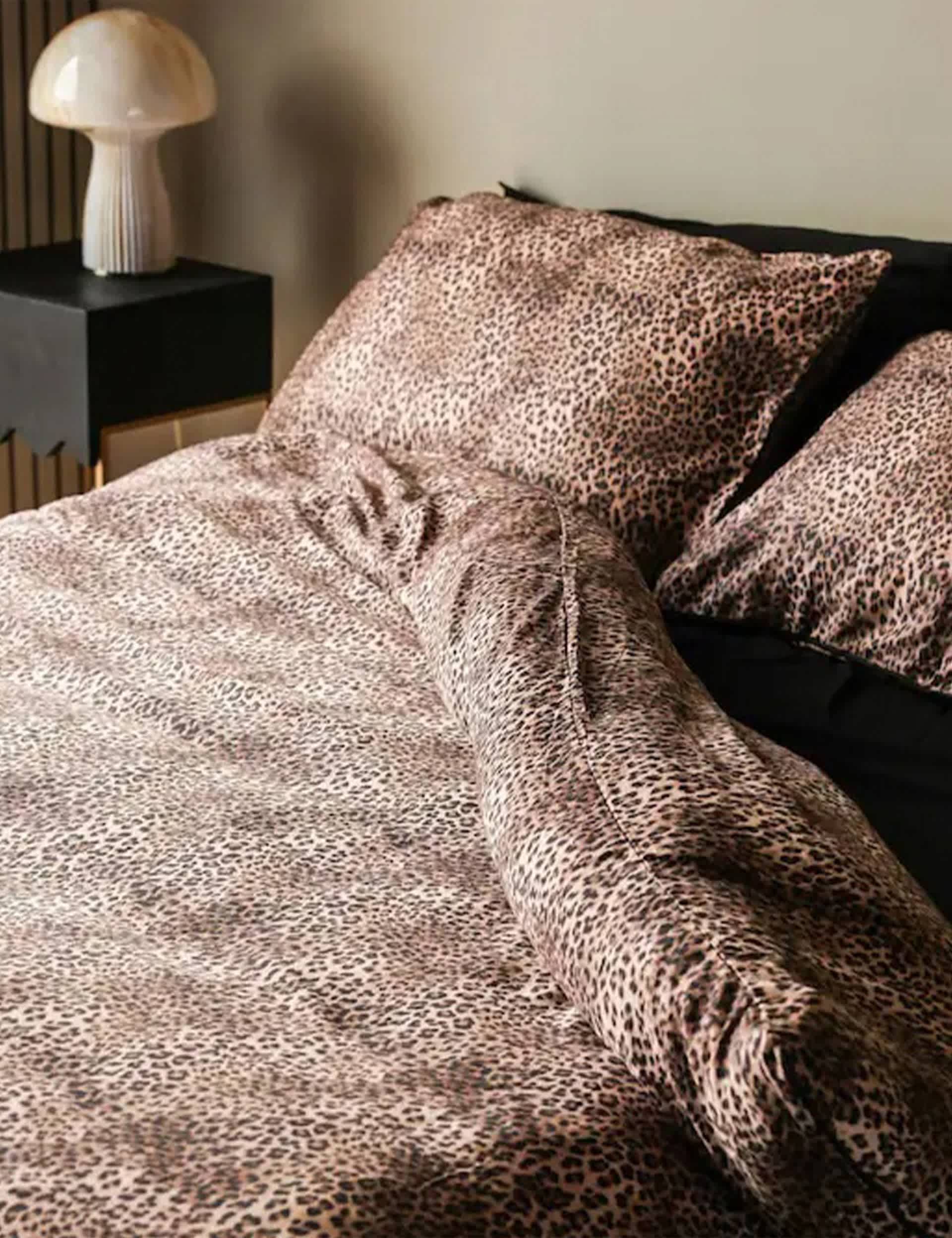 Rockett St George leopard love duvet set pure cotton sateen - British product