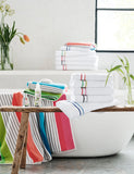 Designers Guild pure cotton embroidered towel, imported from the UK