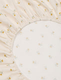 Piglet in Bed linen rich posy bud fitted sheet, imported from the UK