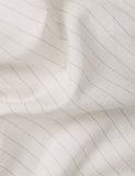 Piglet in Bed folk floral linen rich flat sheet, UK version