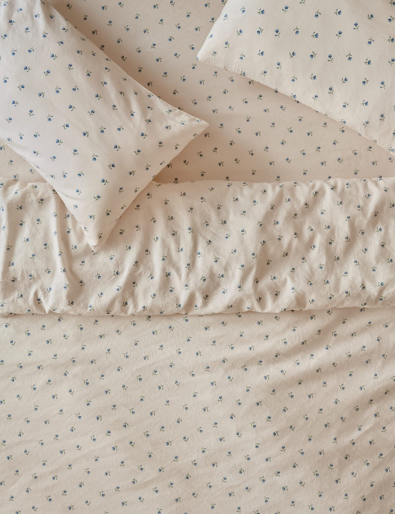 Piglet In Bed Posy Bud Linen Rich Duvet Cover