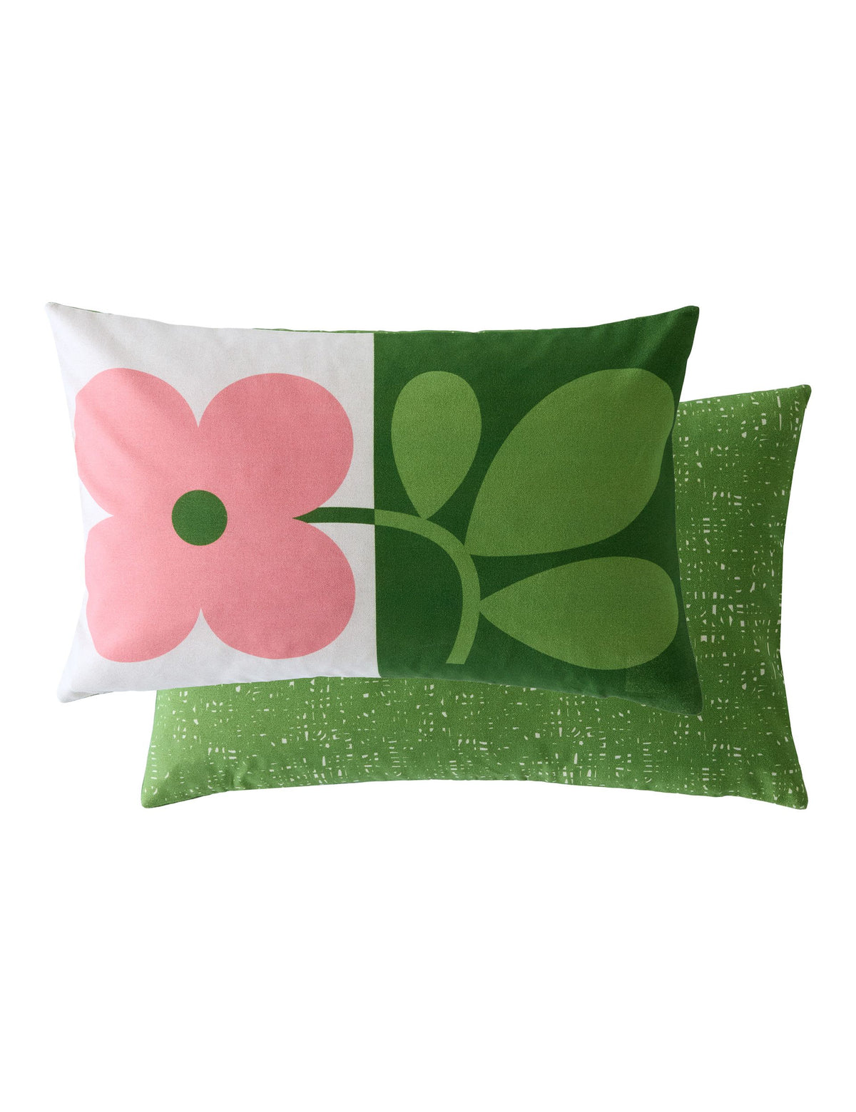 Orla Kiely Floret cotton rich cushion 60x40cm, UK version
