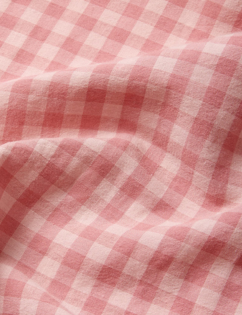 Piglet in Bed gingham linen-cotton pillowcases set of 2 (British brand)