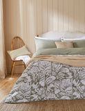Night Lark coverless duvet and pillowcase set - British product