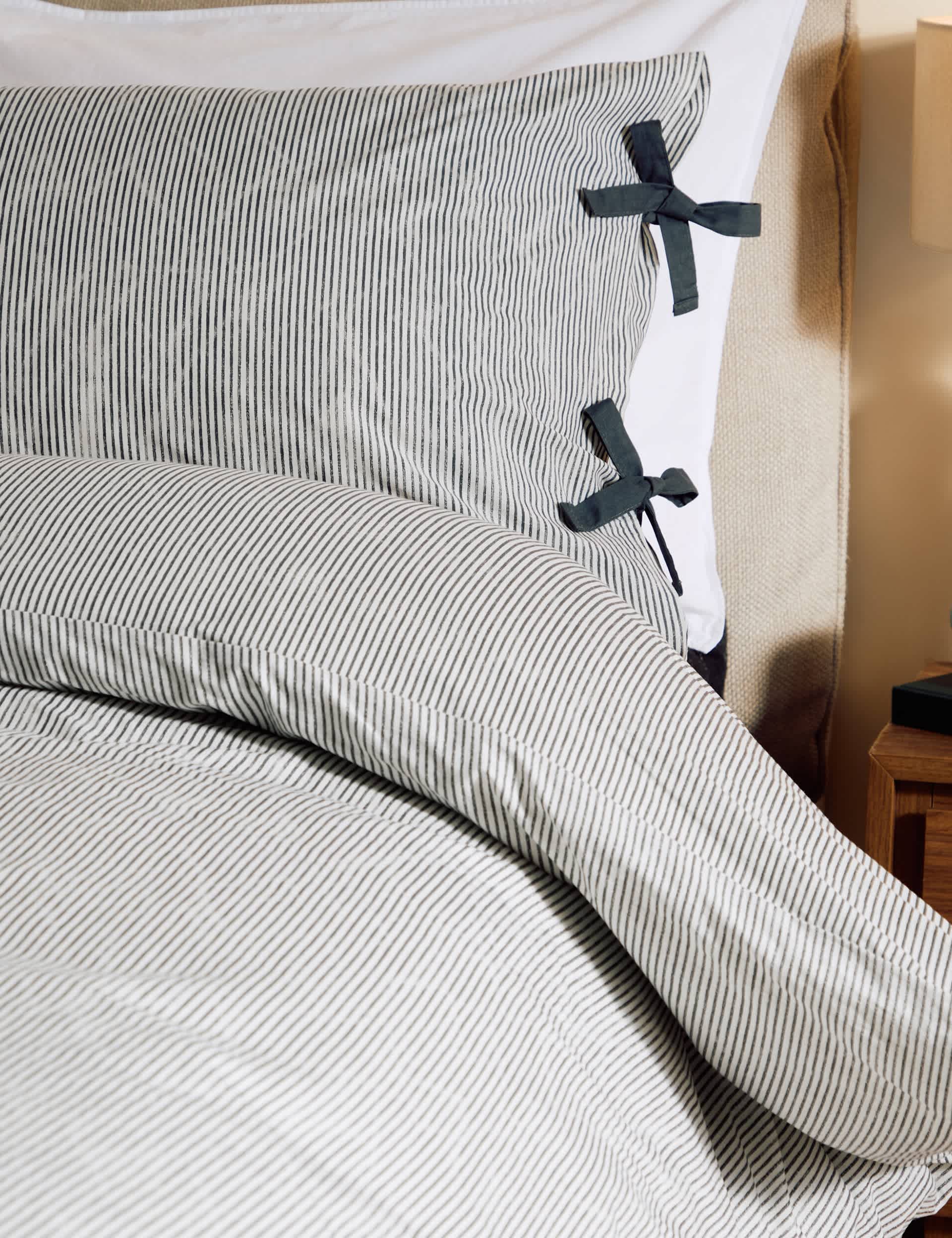 MADE Ansel stripe bedding set, imported from the UK