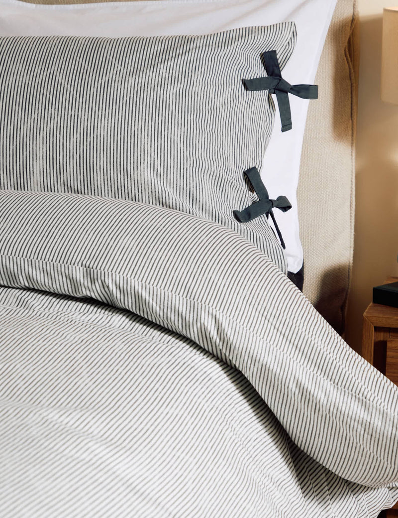 MADE Ansel stripe bedding set, imported from the UK