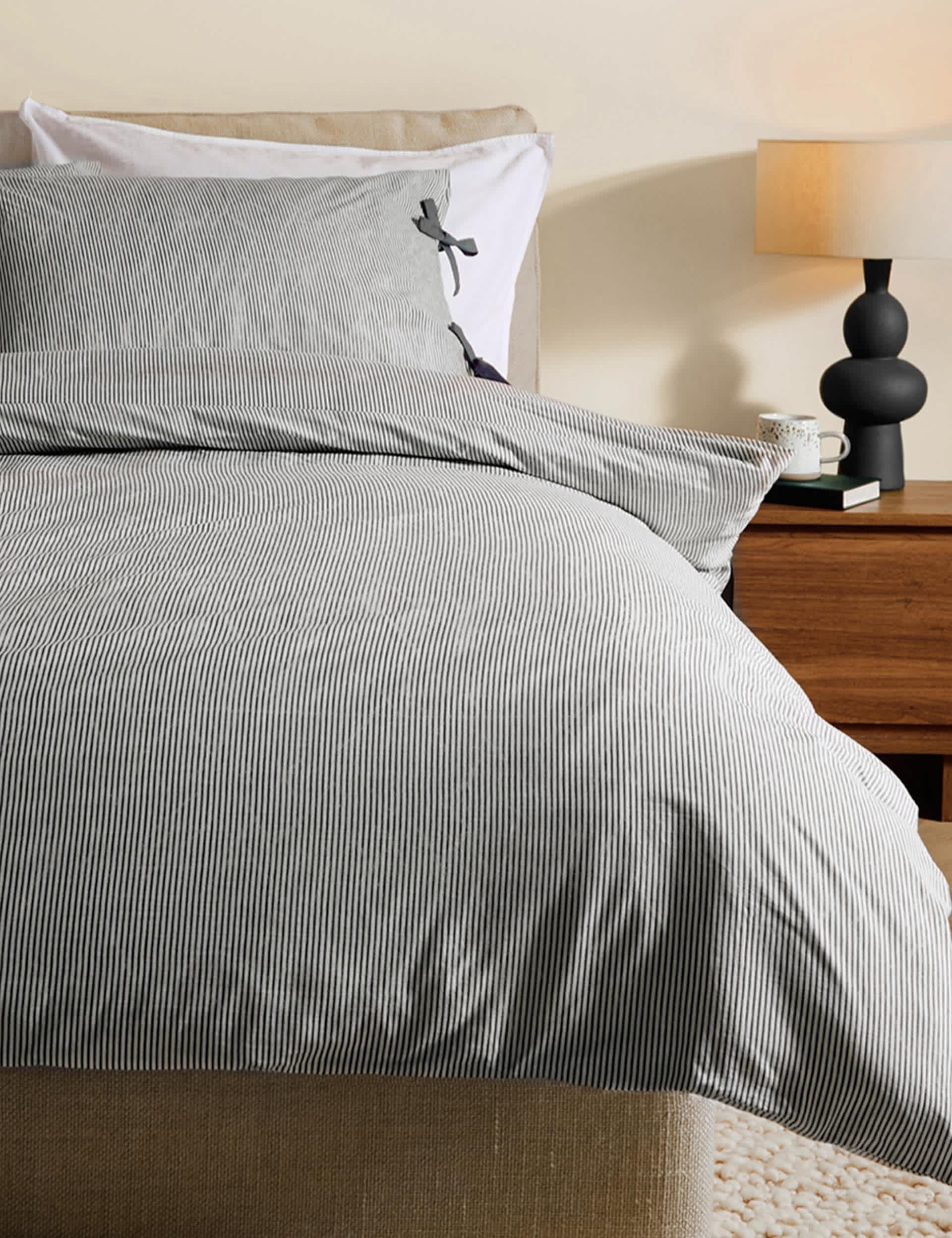 MADE Ansel stripe bedding set, imported from the UK