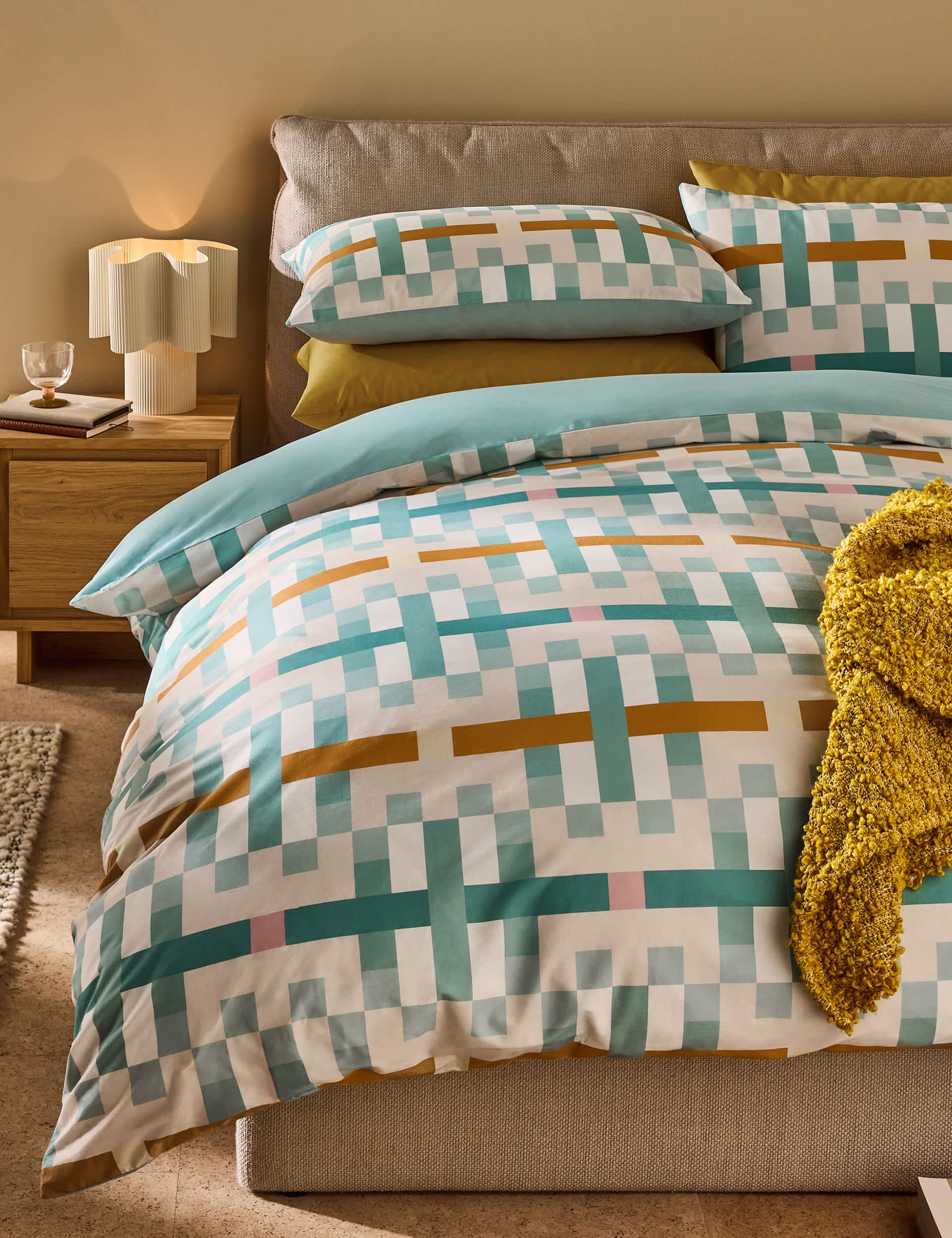 MADE Pure Cotton Carys Bedding Set