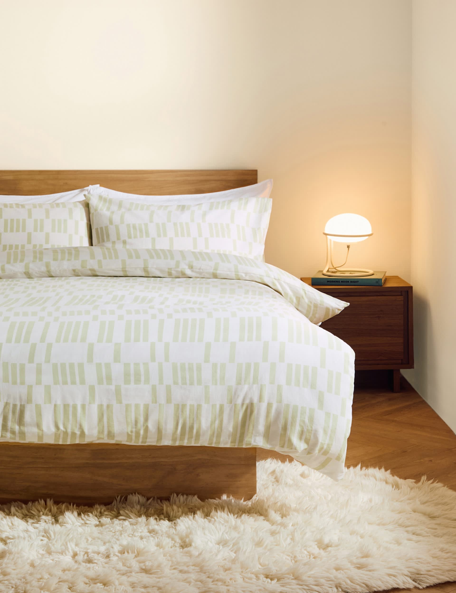 MADE pure cotton geometric bedding set, UK version